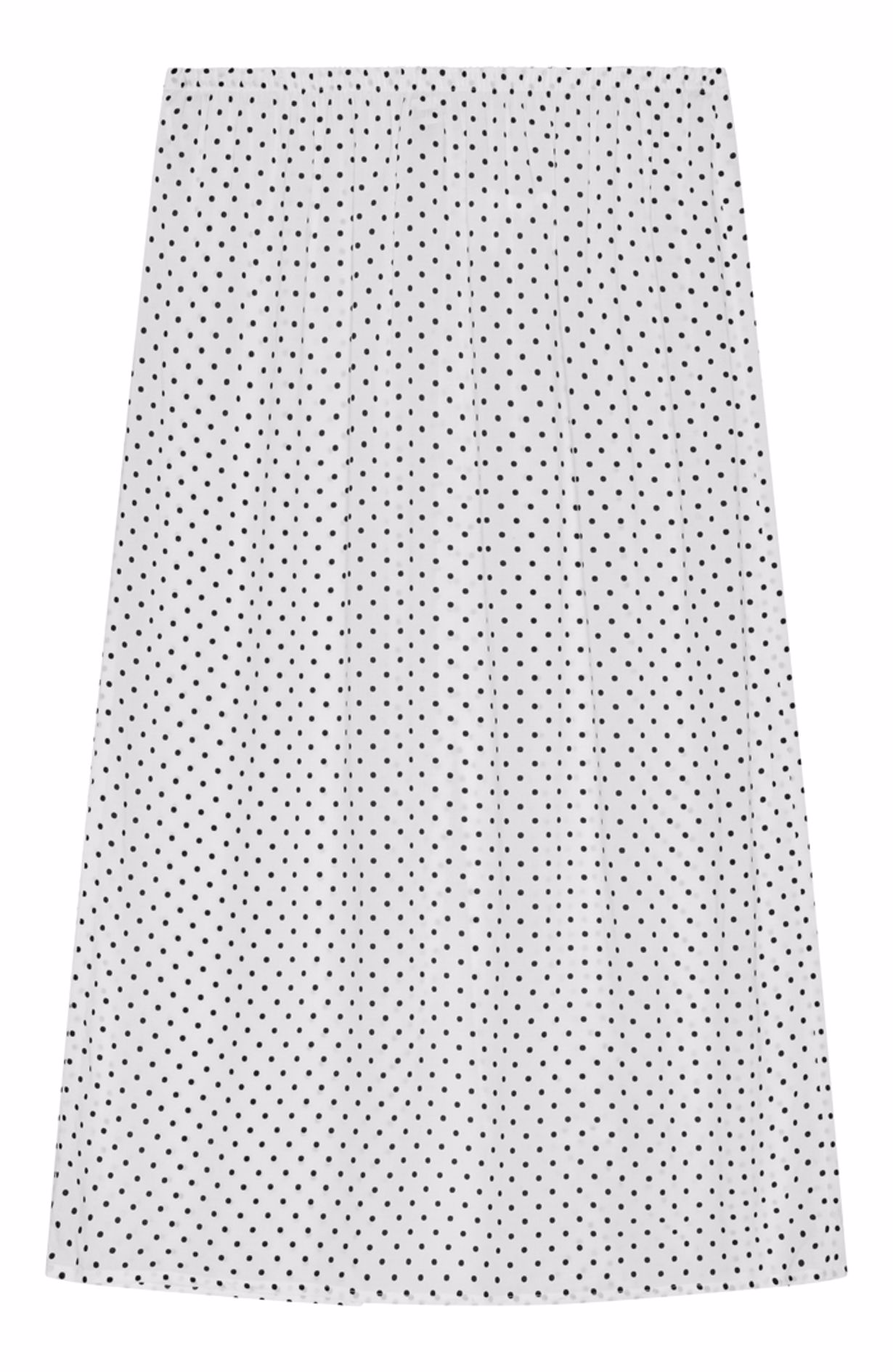 I Blame Lulu Kaya skirt white w black dots